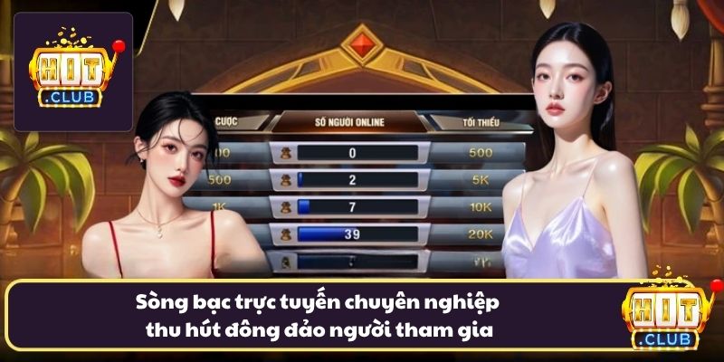 Sòng bạc trực tuyến chuyên nghiệp thu hút đông đảo người tham gia Sòng bạc trực tuyến chuyên nghiệp thu hút đông đảo người tham gia